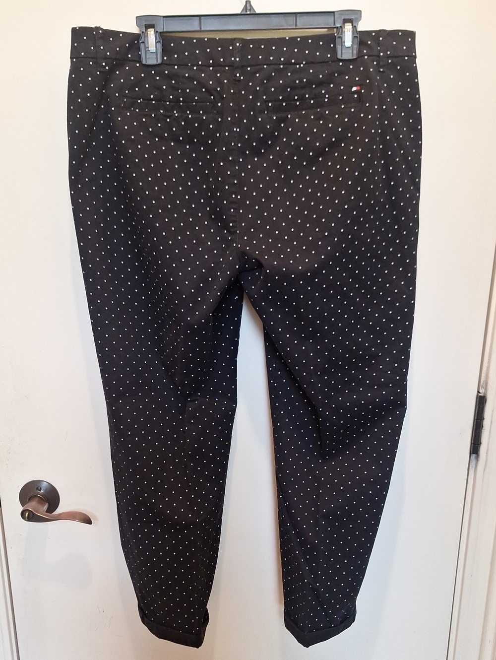 Tommy Hilfiger Black Polka Dot LadiesPants - Picture 3 of 3